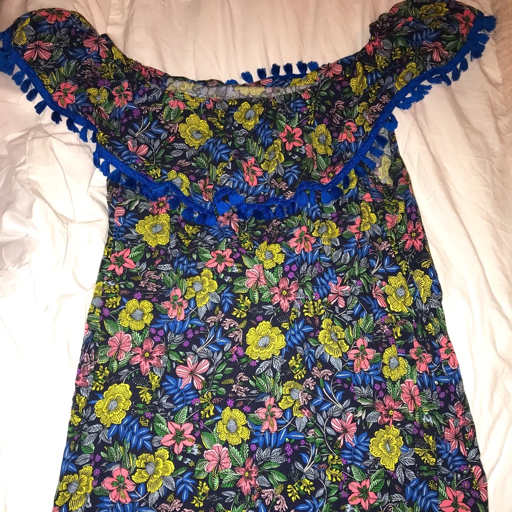 Floral Off the Shoulder Dress